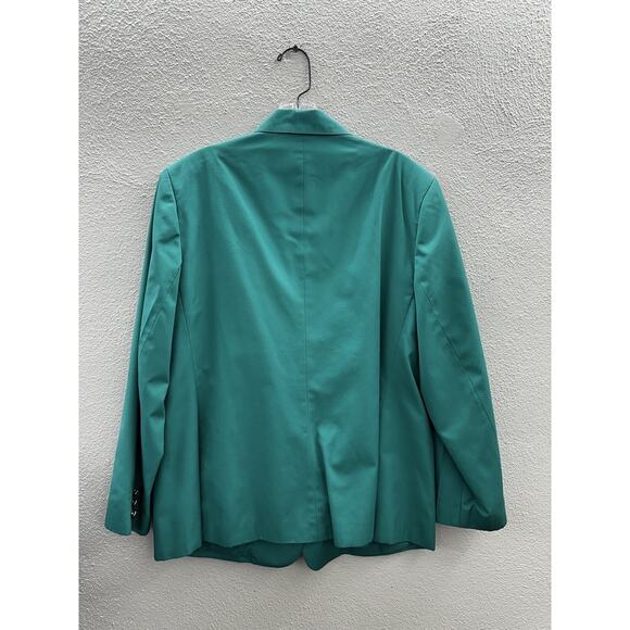 Unbranded Womens Blazer Size Unknown Green Two Button Up - Picture 6 of 10